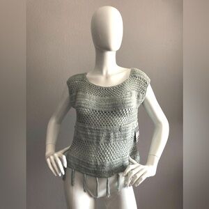 KROCHET KIDS INTL | Crochet Top (Tan/Cream)